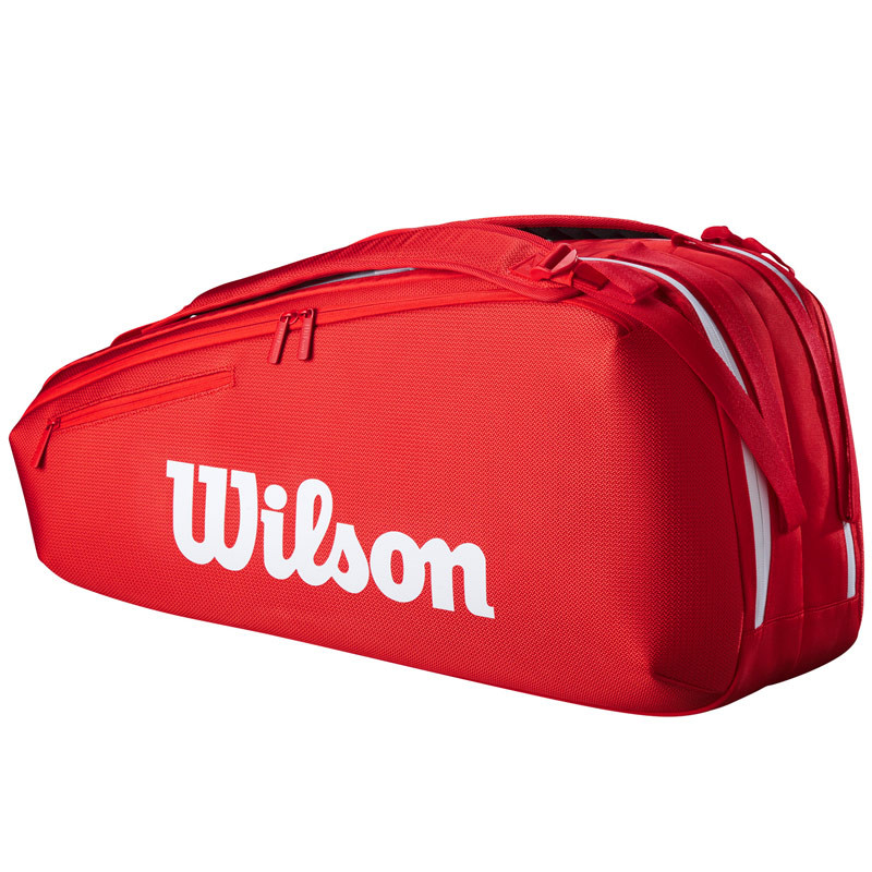 Sac de tennis Wilson 6 pack Super Tour rouge