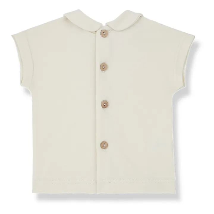 1+ in the family T-shirt Luna Coton Bio | Ecru