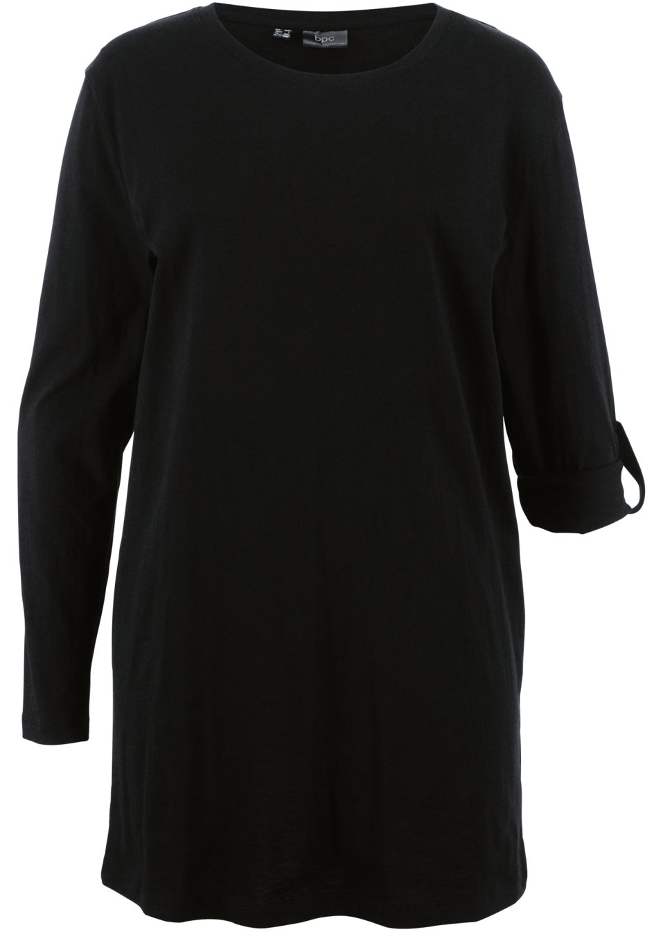 T-shirt long coton, manches longues