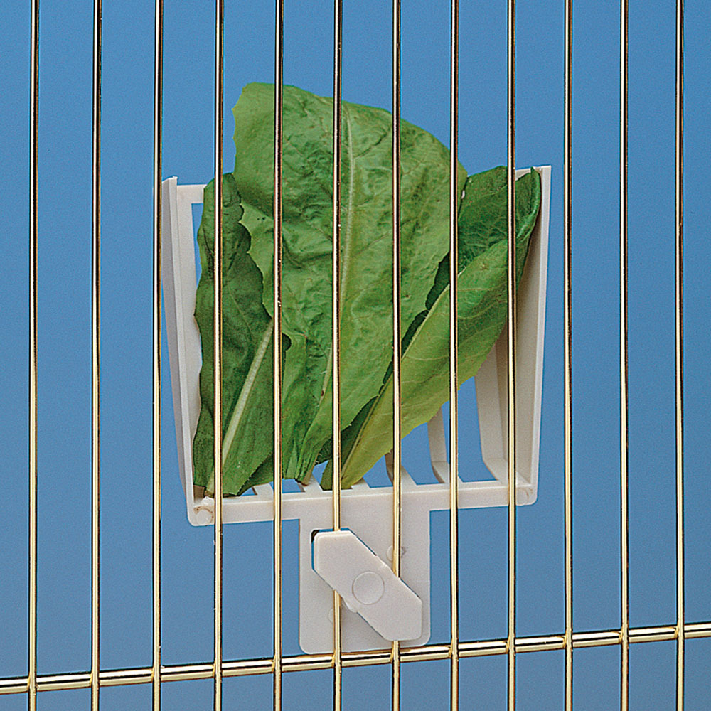 Accessoires pour cages à oiseaux ferplast bac à légumes fpi 4324 en plastique