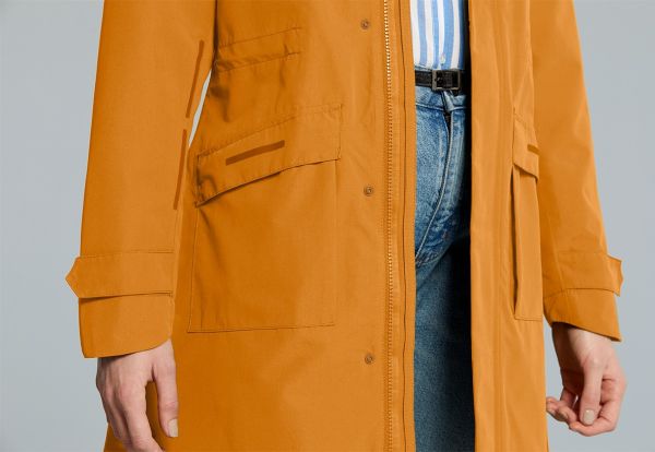 Basil Mosse Parka, Golden Brown