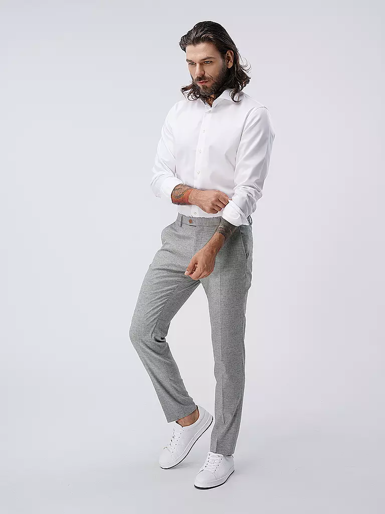 PROFUOMO Hemd Slim Fit weiss