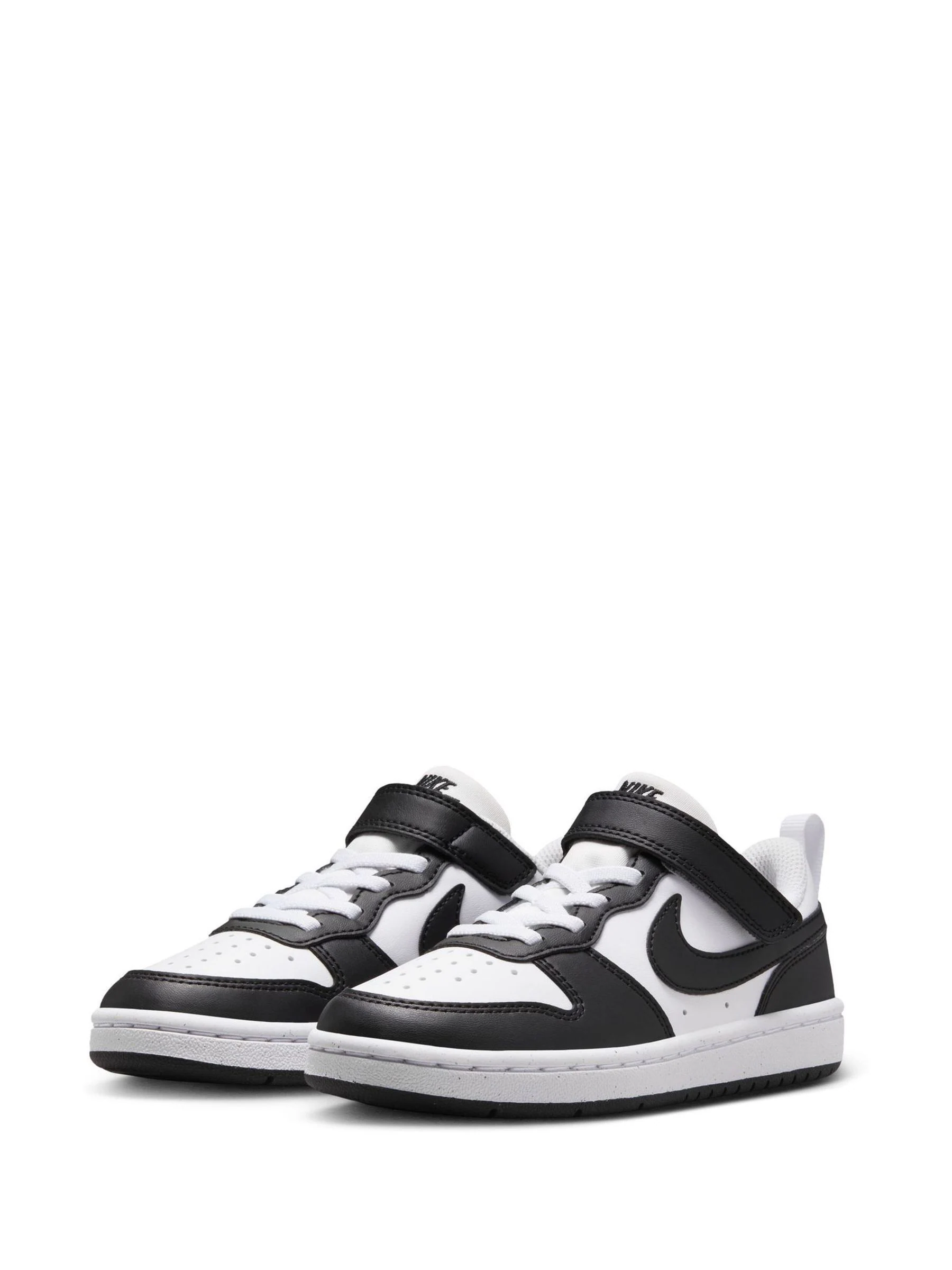 Zwart/wit - Nike - Lage Junior Court Borough Recraft sneakers