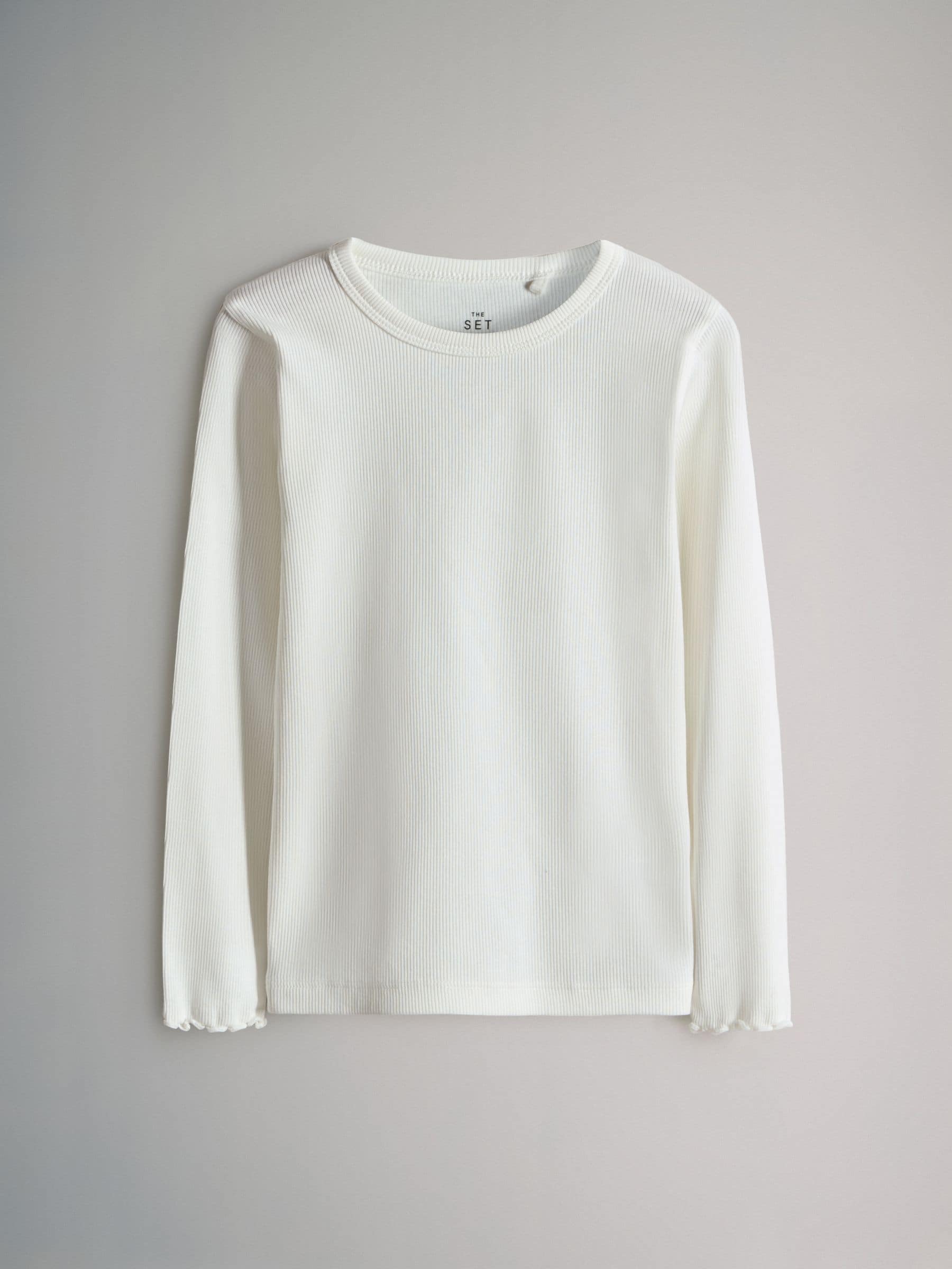 The Set 7 Pack Long Sleeve Rib Cotton T-Shirts