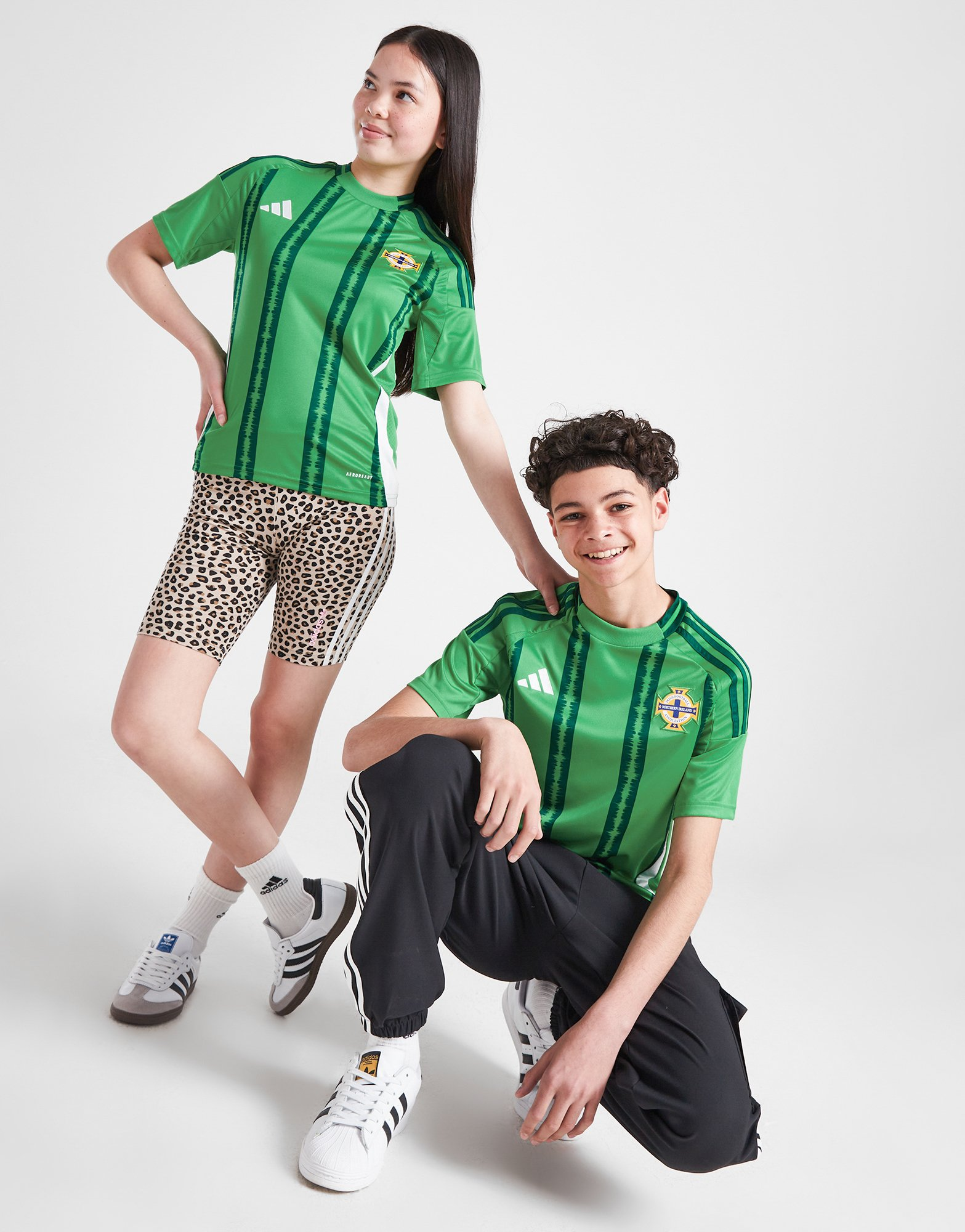 adidas Maillot Irlande du Nord 2024 Match Domicile Junior