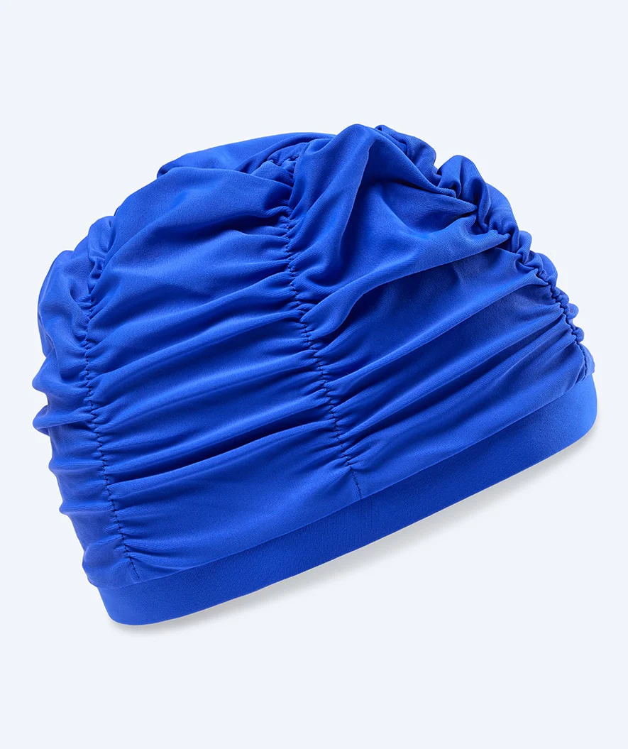 Watery badehætte med draperinger - Maxwell - Royal Blue
