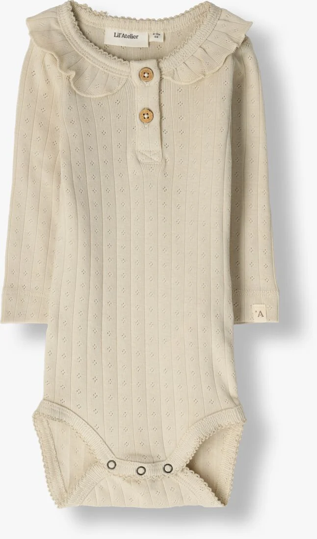 LIL\\' ATELIER beige lil' atelier  nbfrachel ls slim body hea