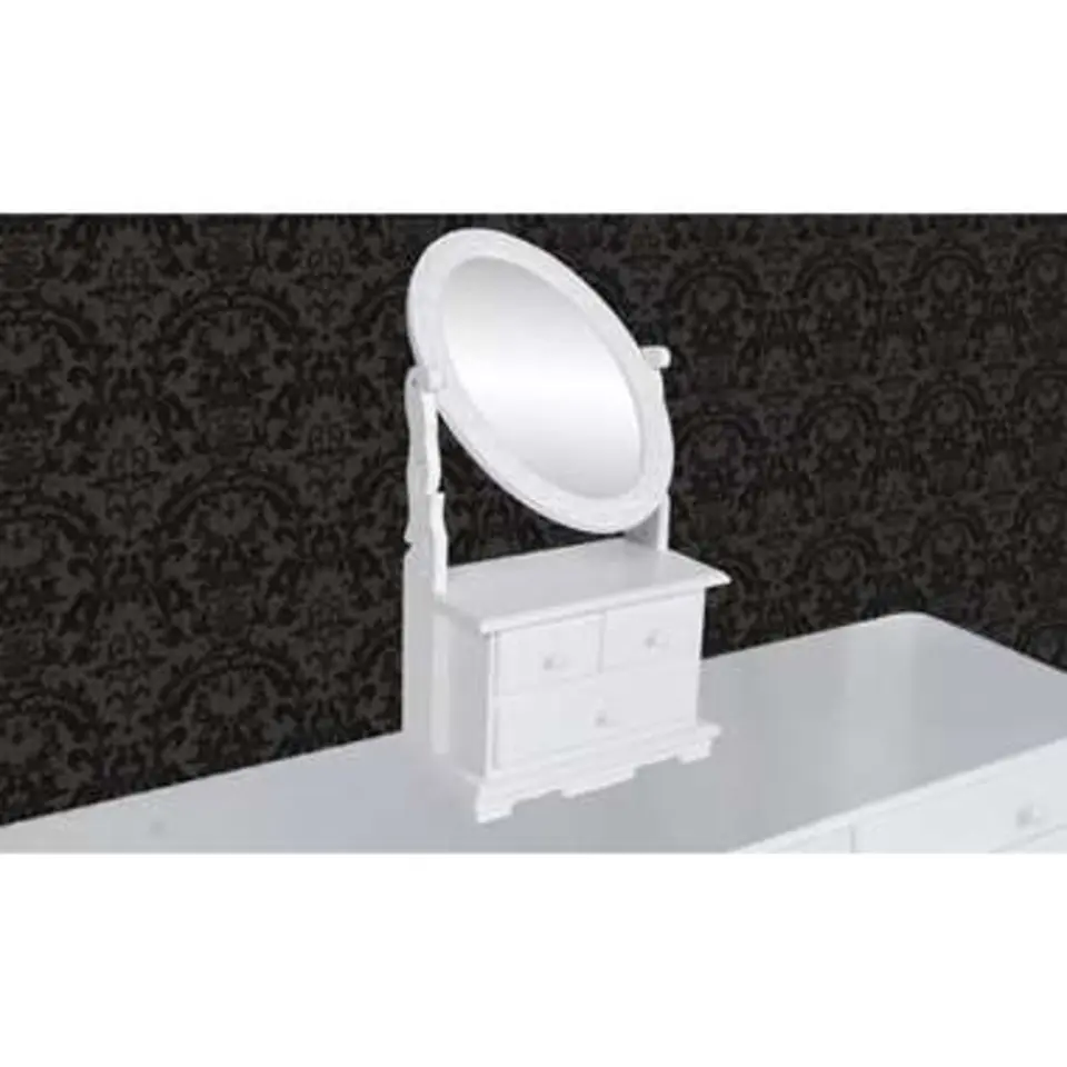vidaXL - Kaptafel - Wit - Hout