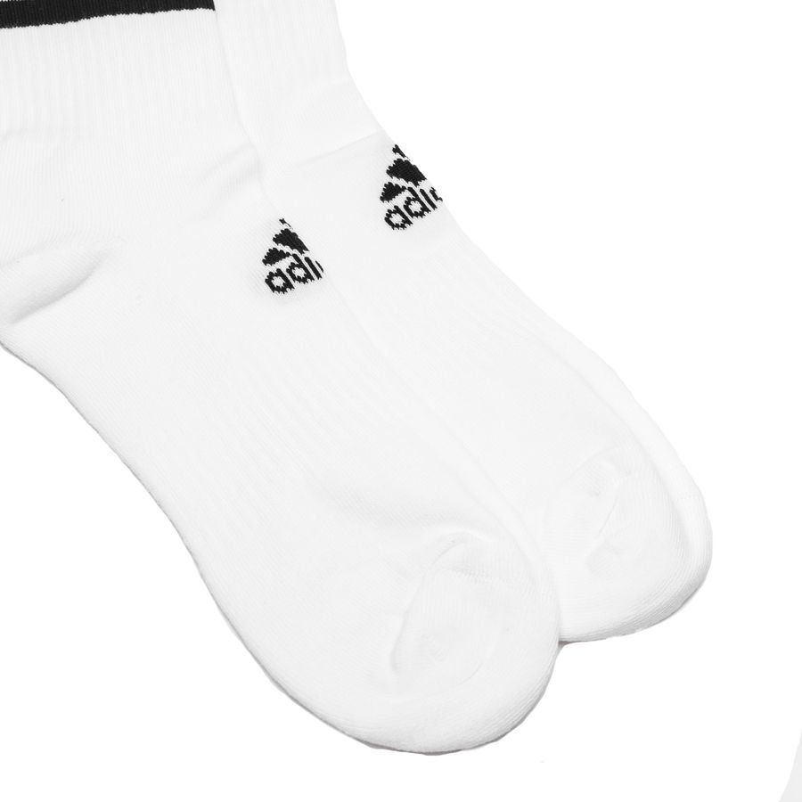 adidas Chaussettes Cushioned Crew Pack de 3 - Blanc/Noir Enfant