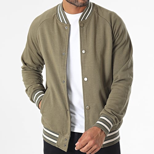Veste Teddy Vert Kaki