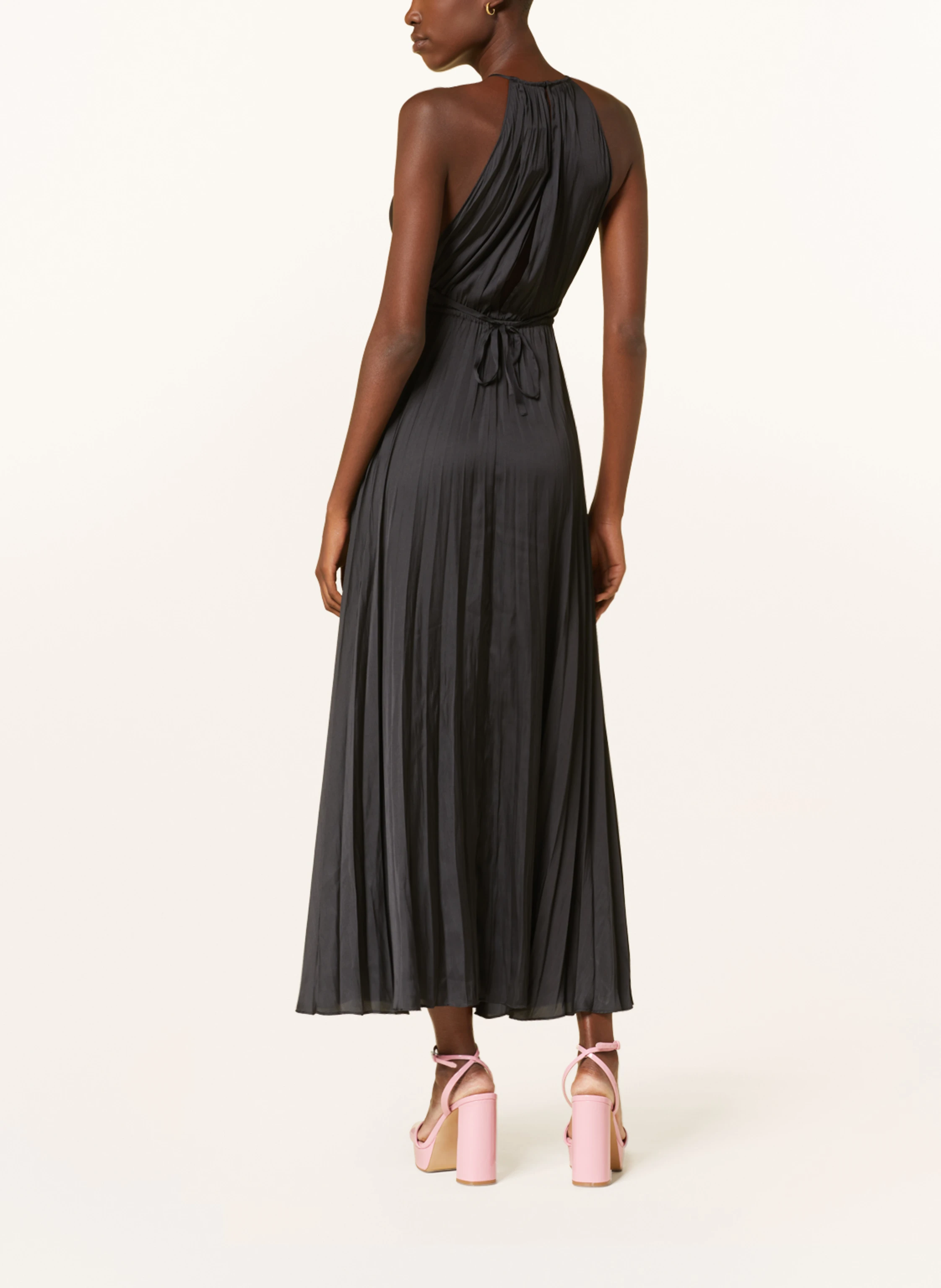 maje Plisseekleid