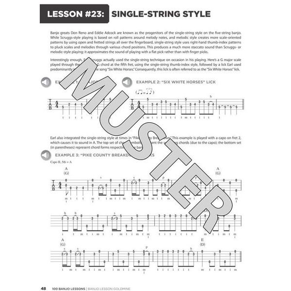 Hal Leonard 100 Banjo Lessons