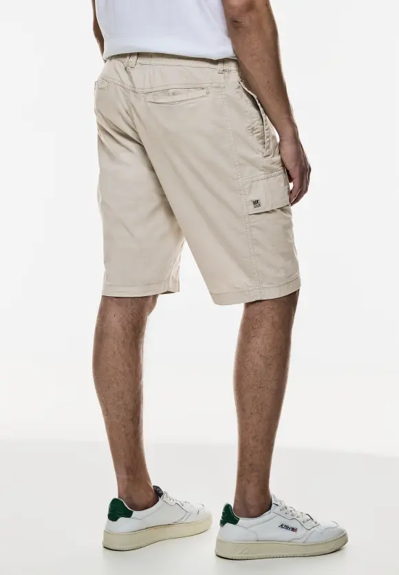 Relaxed Fit Cargoshorts - light sand beige