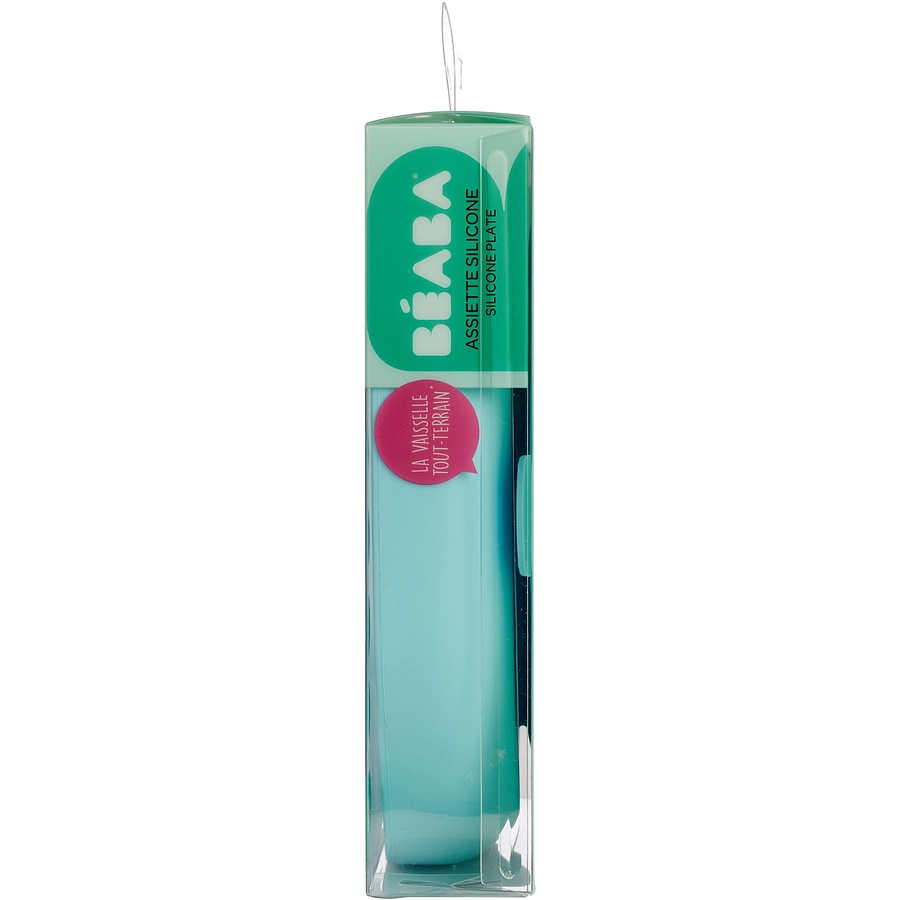 BEABA® Silikonteller mit Saugnapf hellblau