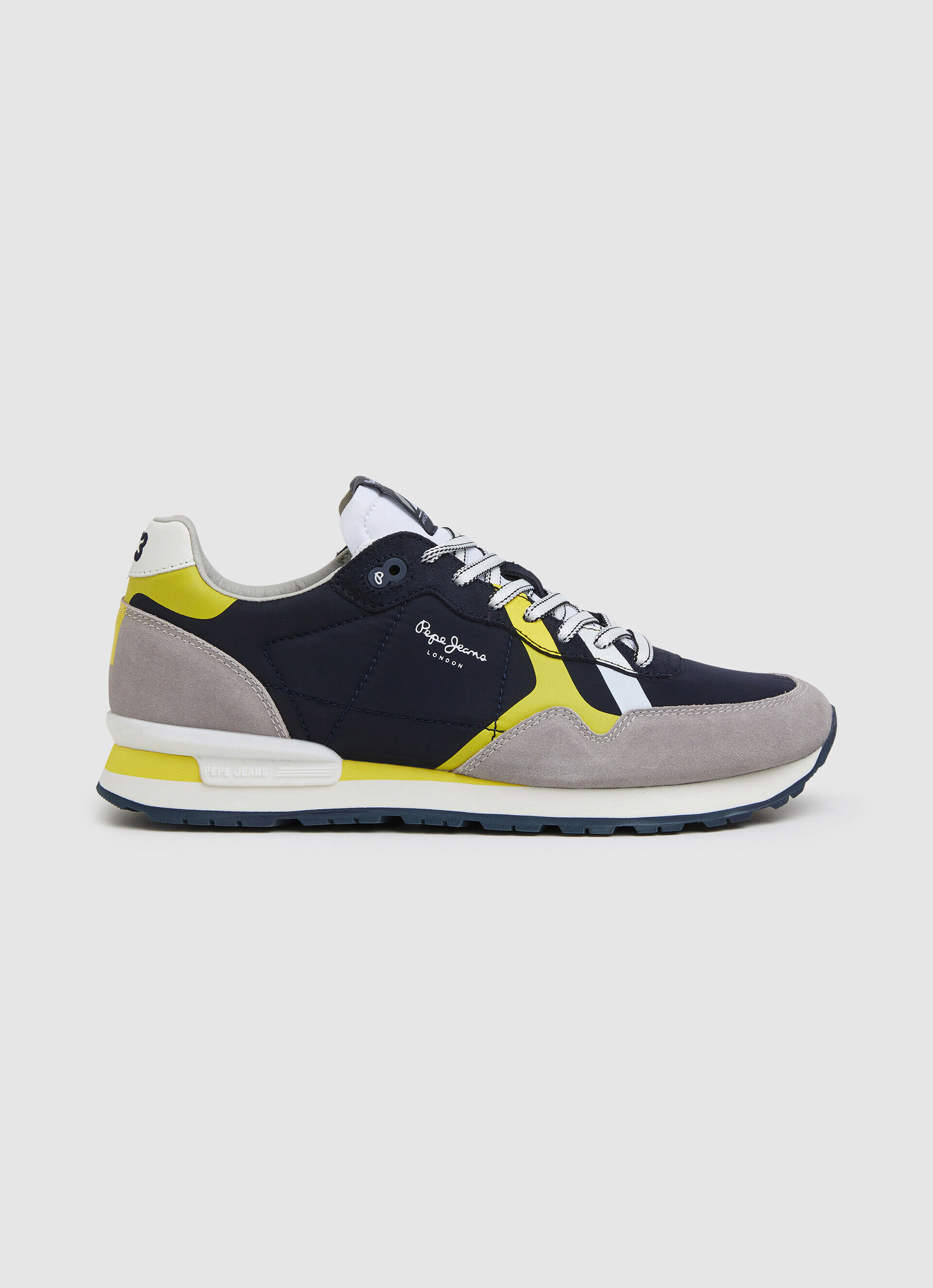 Sapatos combinados BRIT - azul marinho
