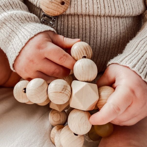 BEZISA Wooden Basics Crossball Natural