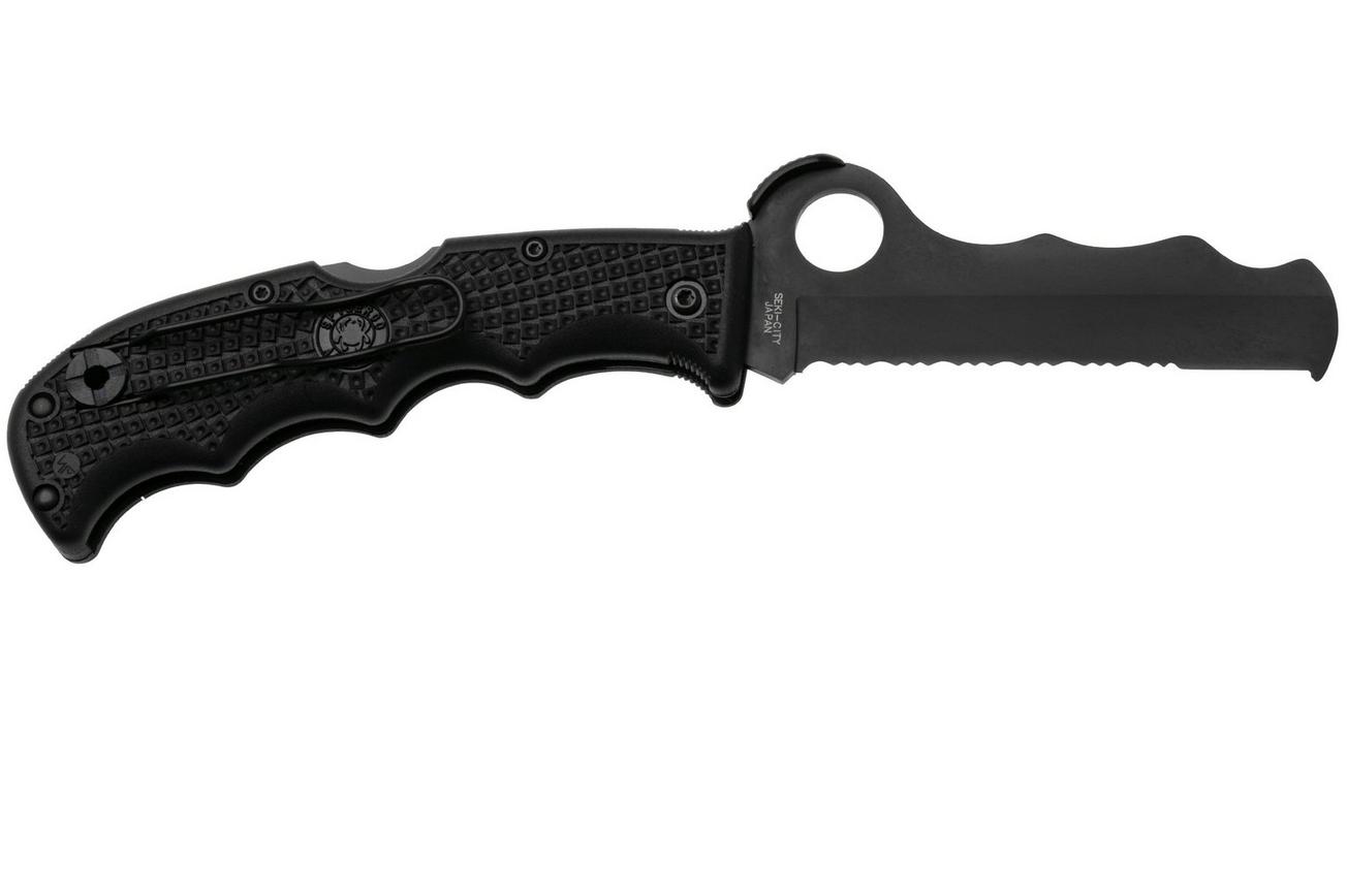 Spyderco Assist Black C79PSBBK serrated reddingsmes