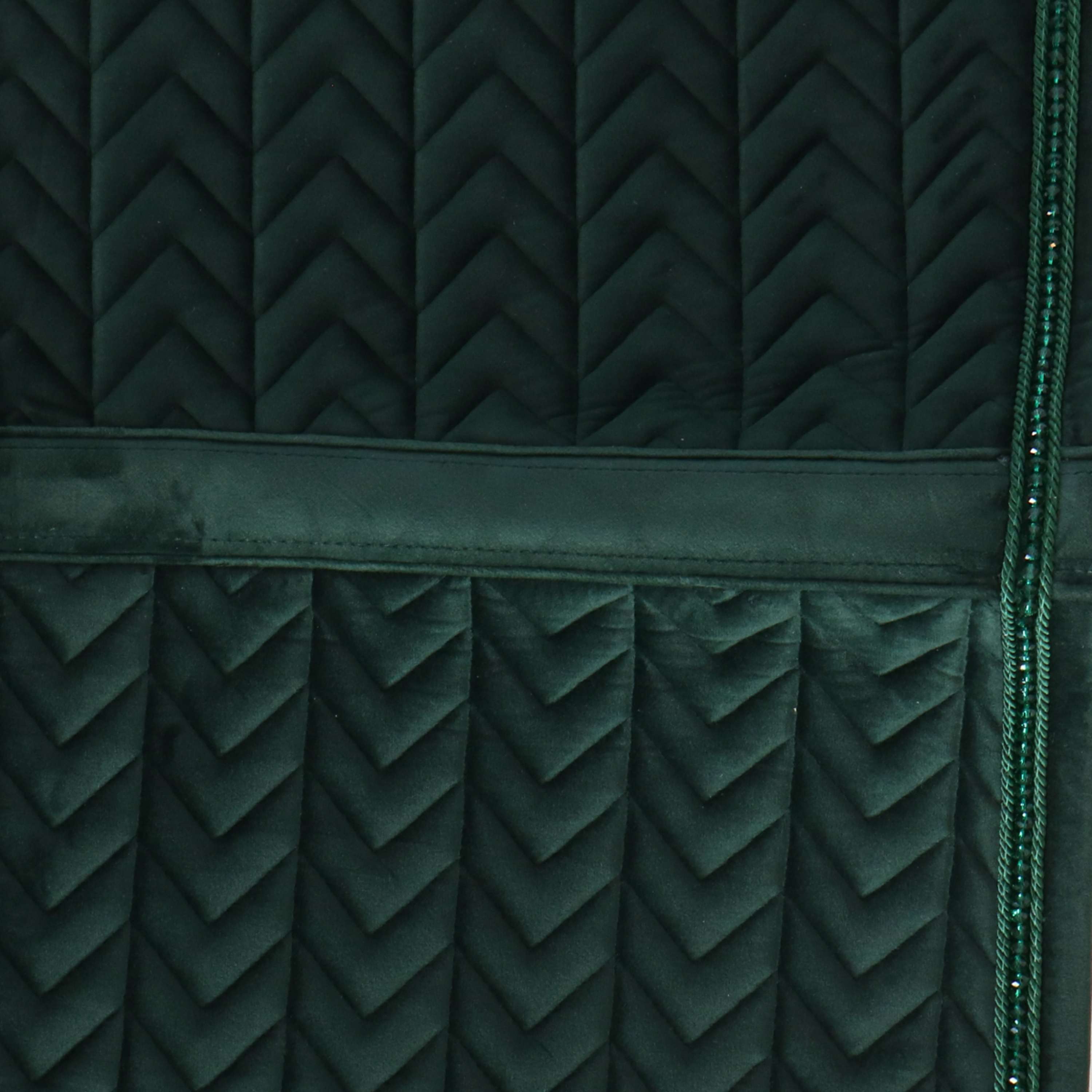 Kentucky Zadeldekje Velvet Pearls Dressuur Pine Green