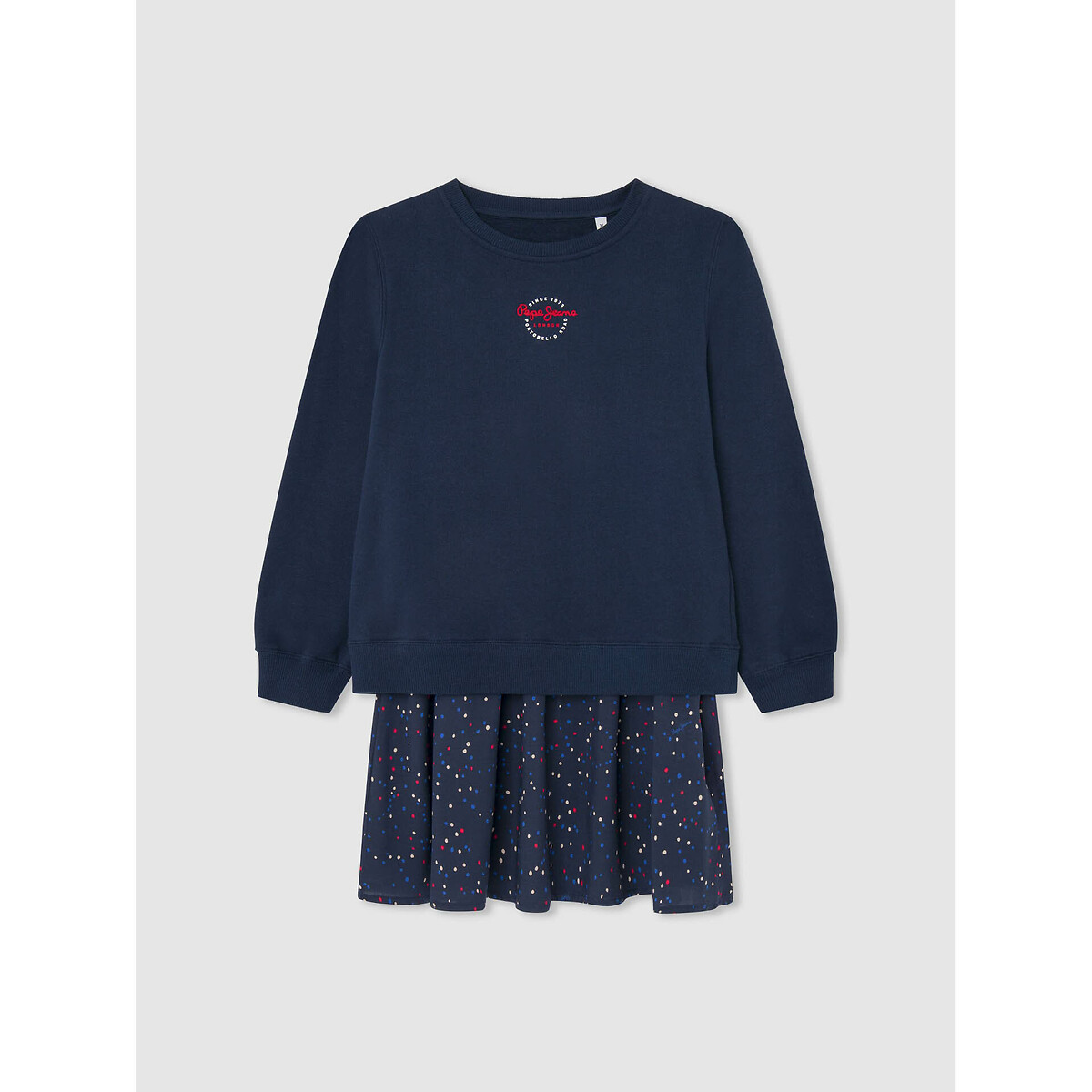 PEPE JEANS<br>Vestido de manga comprida 2 em 1