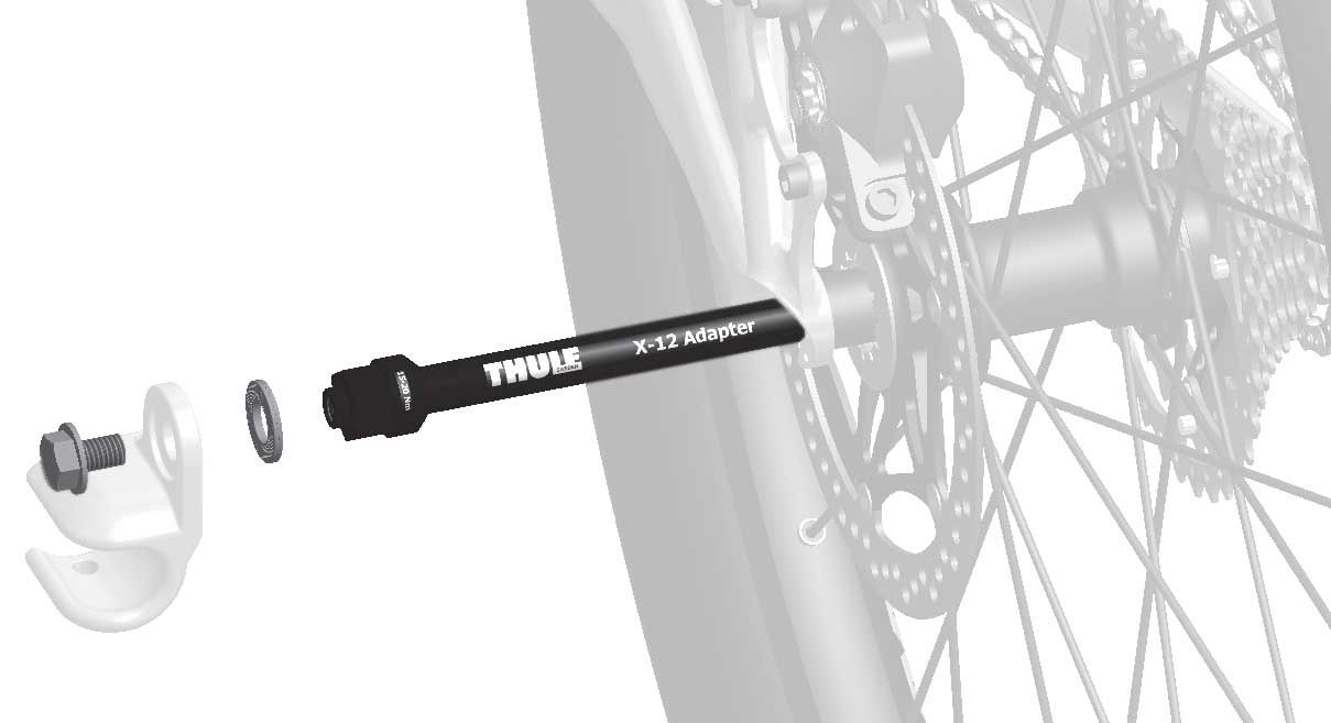 Thule Achsadapter für Syntace X-12 Achse (M12x1.0) kaufen | Bike-Discount