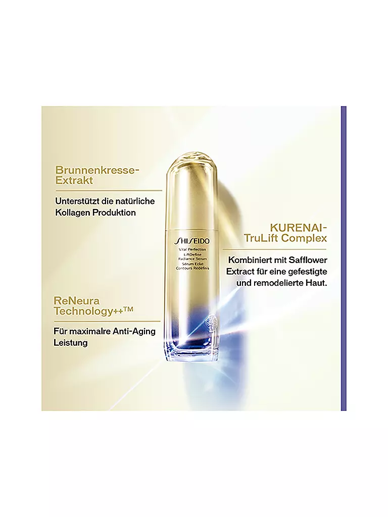 SHISEIDO Vital Perfection Liftdefine Radiance Serum 40ml keine Farbe