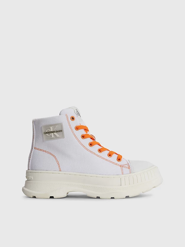 Botas infantis de lona reciclada