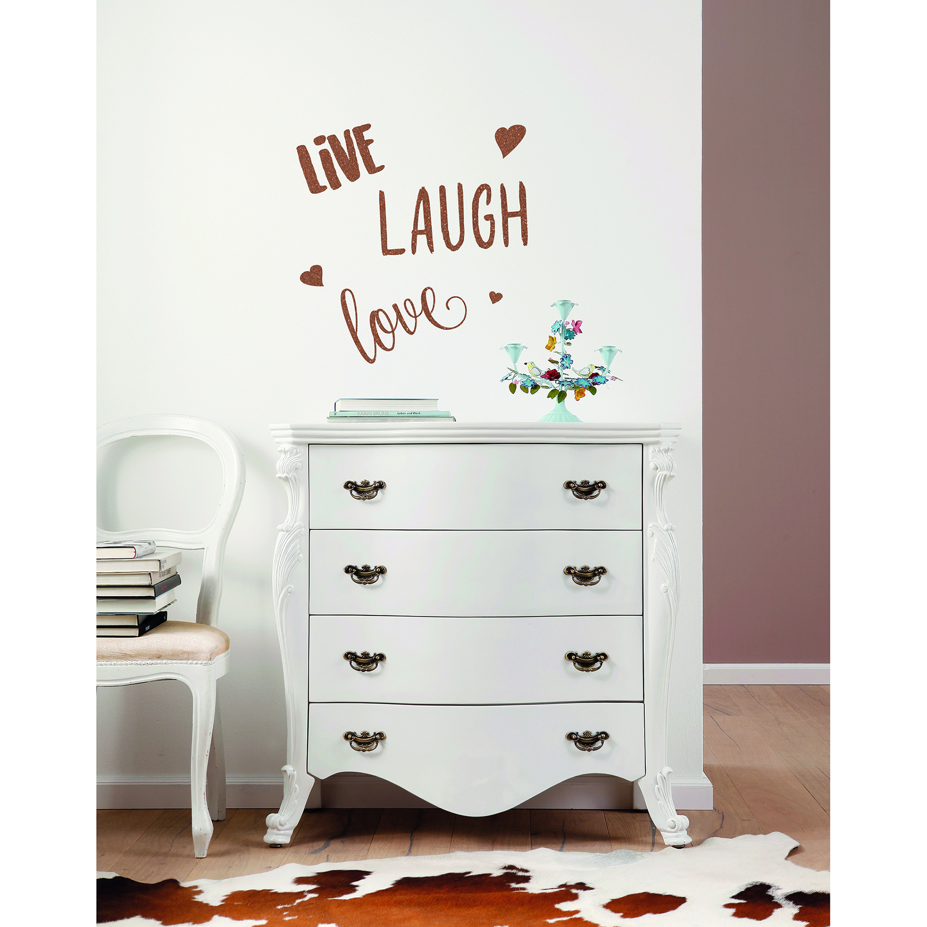 Wandtattoo LIVE LAUGH LOVE - 50x70 cm