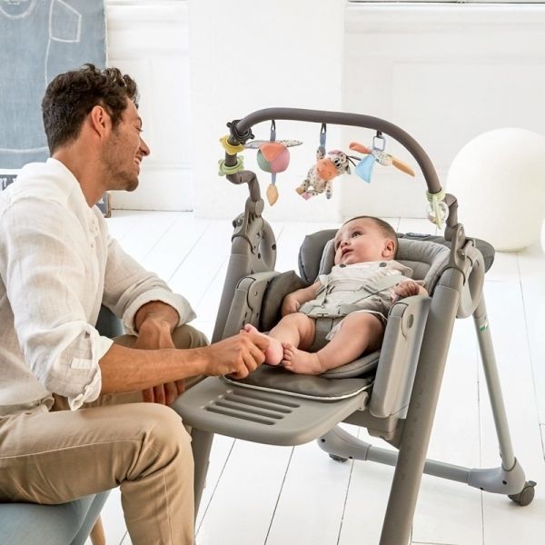 Chicco Cadeira Papa Polly Magic Relax Cocoa