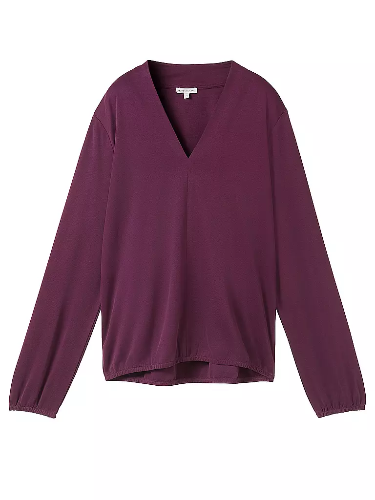 TOM TAILOR Langarmshirt beere