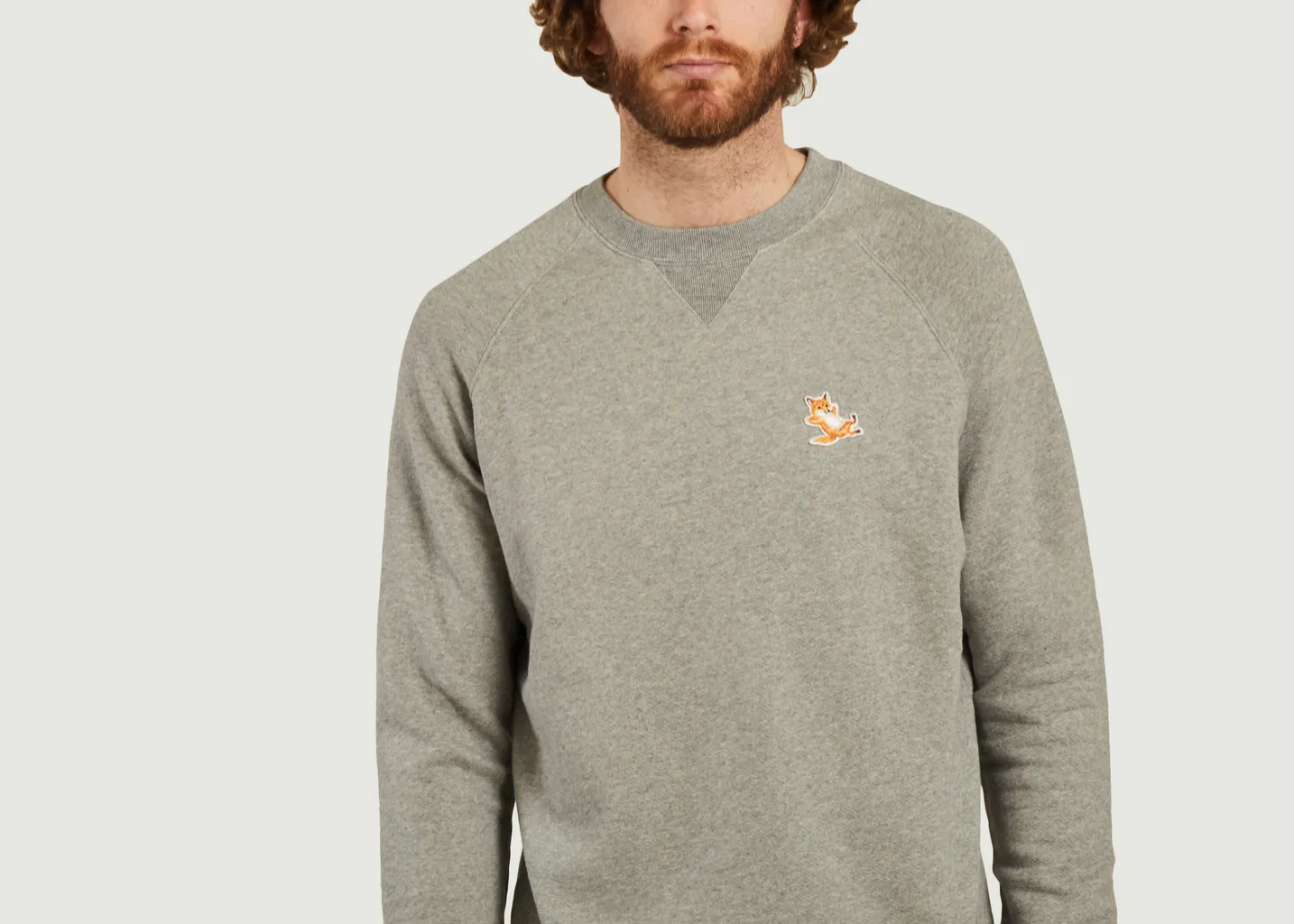 Sweatshirt classique Chillax Fox Head Patch Maison Kitsuné
