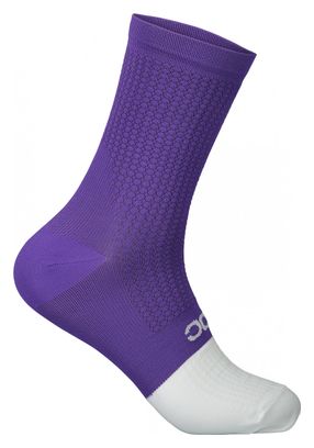 Chaussettes Poc Flair Mid Violet / Blanc