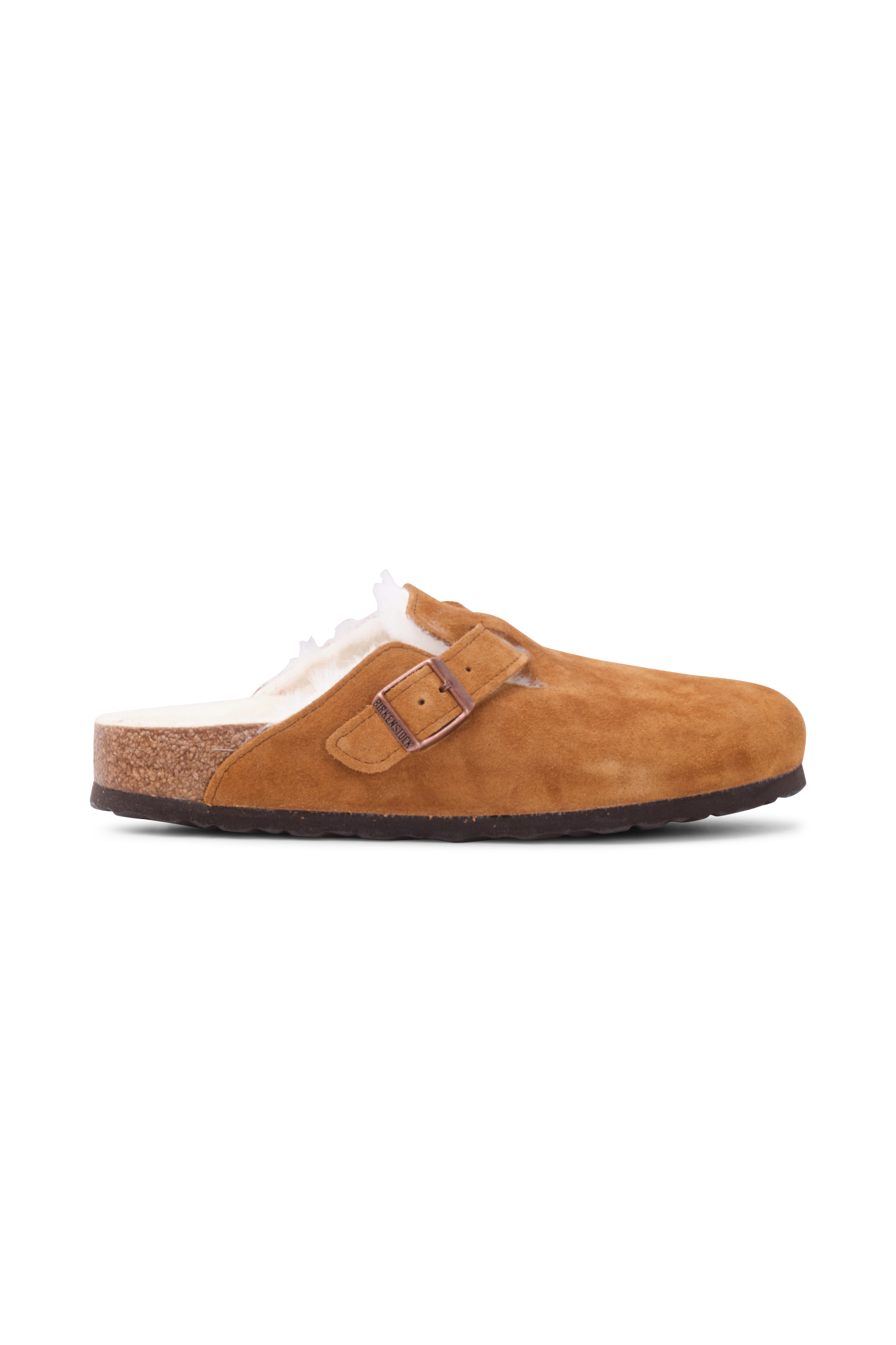 BIRKENSTOCK Sandales Boston VL Shearling  Marron