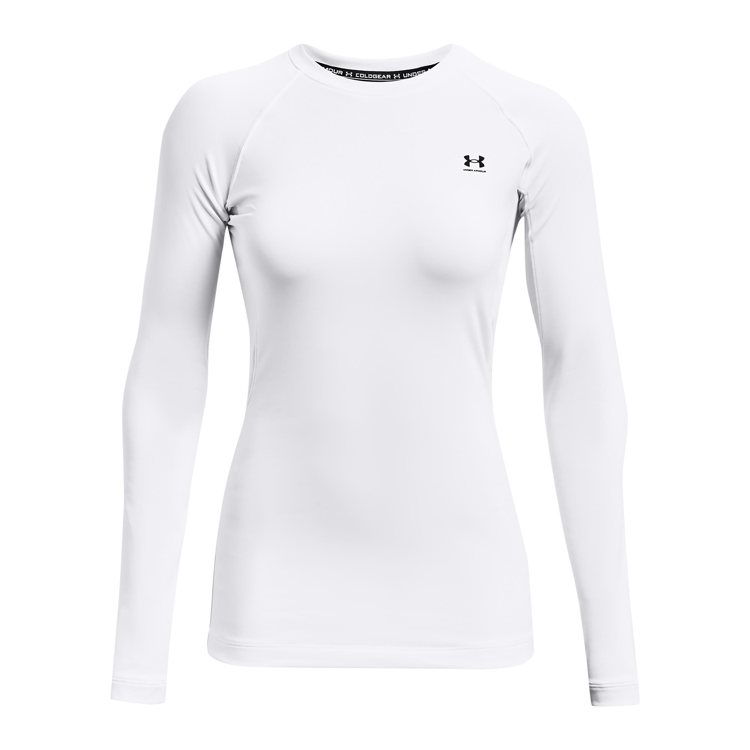 Under Armour Authentics Crew Haut Manches Longues Femmes - Blanc