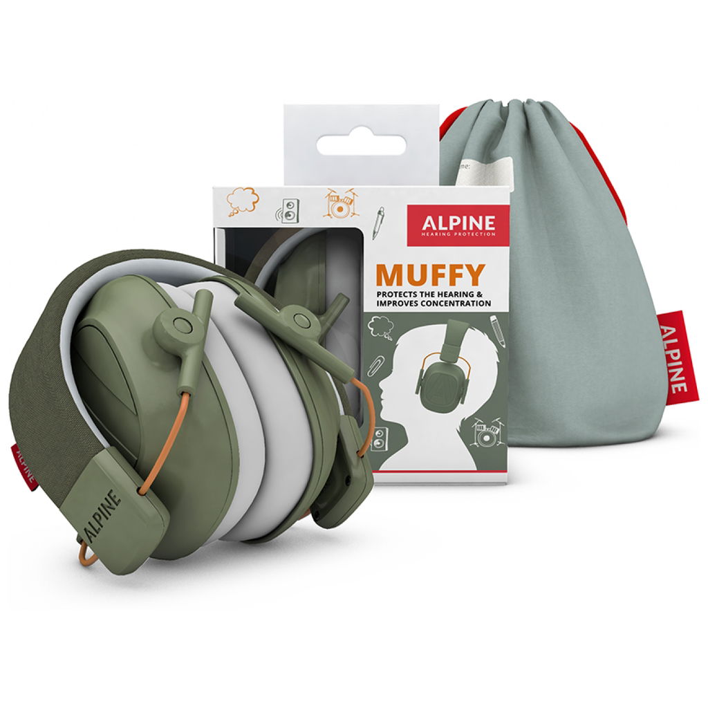 AlpineAlpine   Kinder Muffy Gehörschutz green