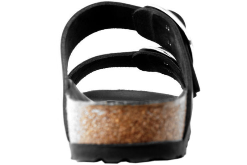 BIRKENSTOCK ARIZONA SLENTERS I SORT SKIND