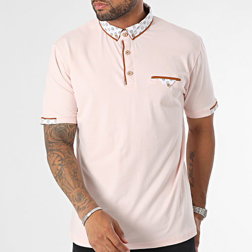 Polo Manches Courtes Rose