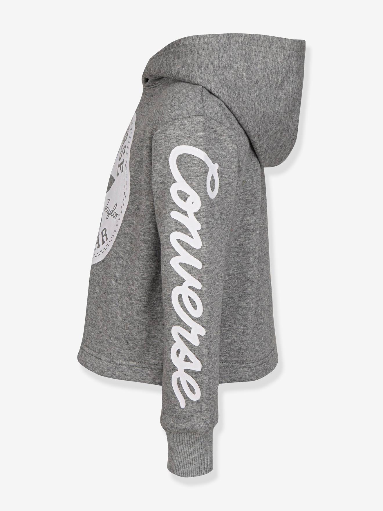 Moletom cropped Chuck Patch CONVERSE cinza