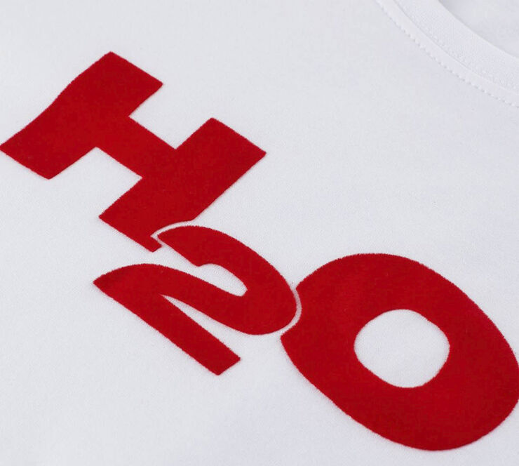H2O Lind Flock T-shirte Hvid
