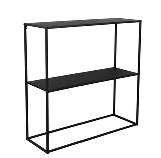 Konsolentisch Alexis 80 x 80 cm Metall schwarz