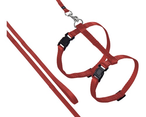 Sportief tuig met lijn, 110 cm, rood