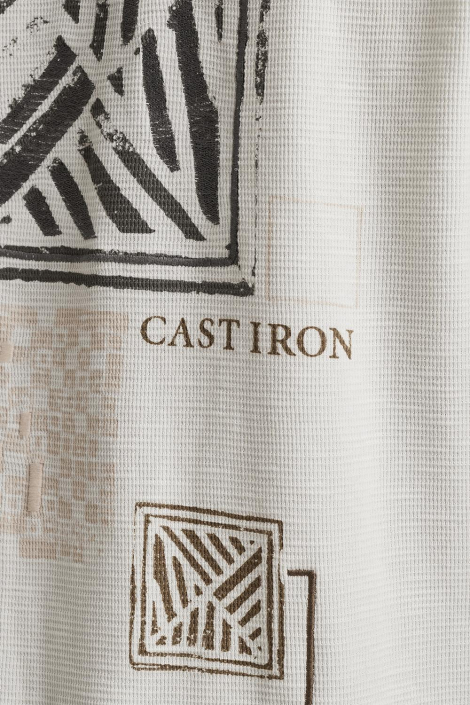 Cast Iron witte heren t-shirt