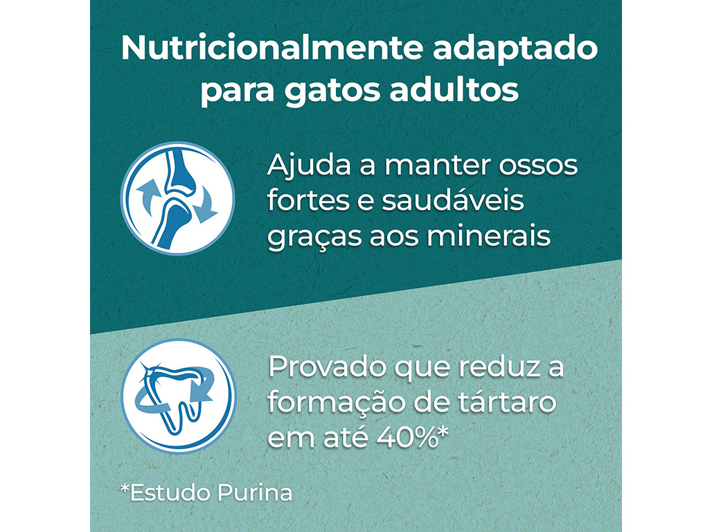 RAÇÃO PARA GATO PURINA ONE ADULT DUAL NATURE COM FRANGO 1.4KG