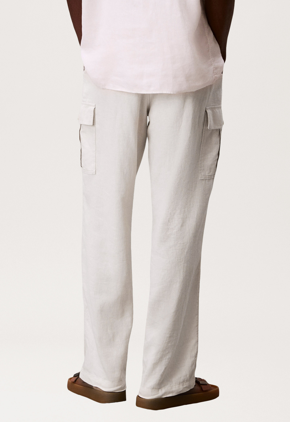 Calvin Klein Relaxed Straight Linnen Cargo