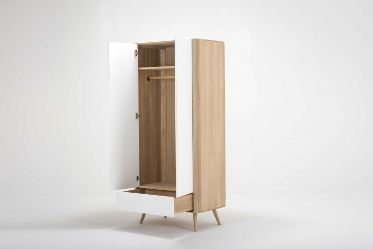 Gazzda Ena garderobe hangend 200x90 naturel