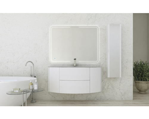 LED-spiegel 120x90 cm, touch aan/uit-functie, IP 44 (beschermd tegen vreemde voorwerpen en spatwater)