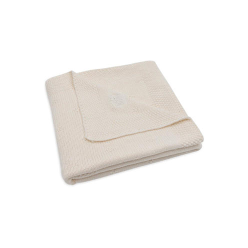 Couverture berceau Cosy knit - Ivory - JOLLEIN