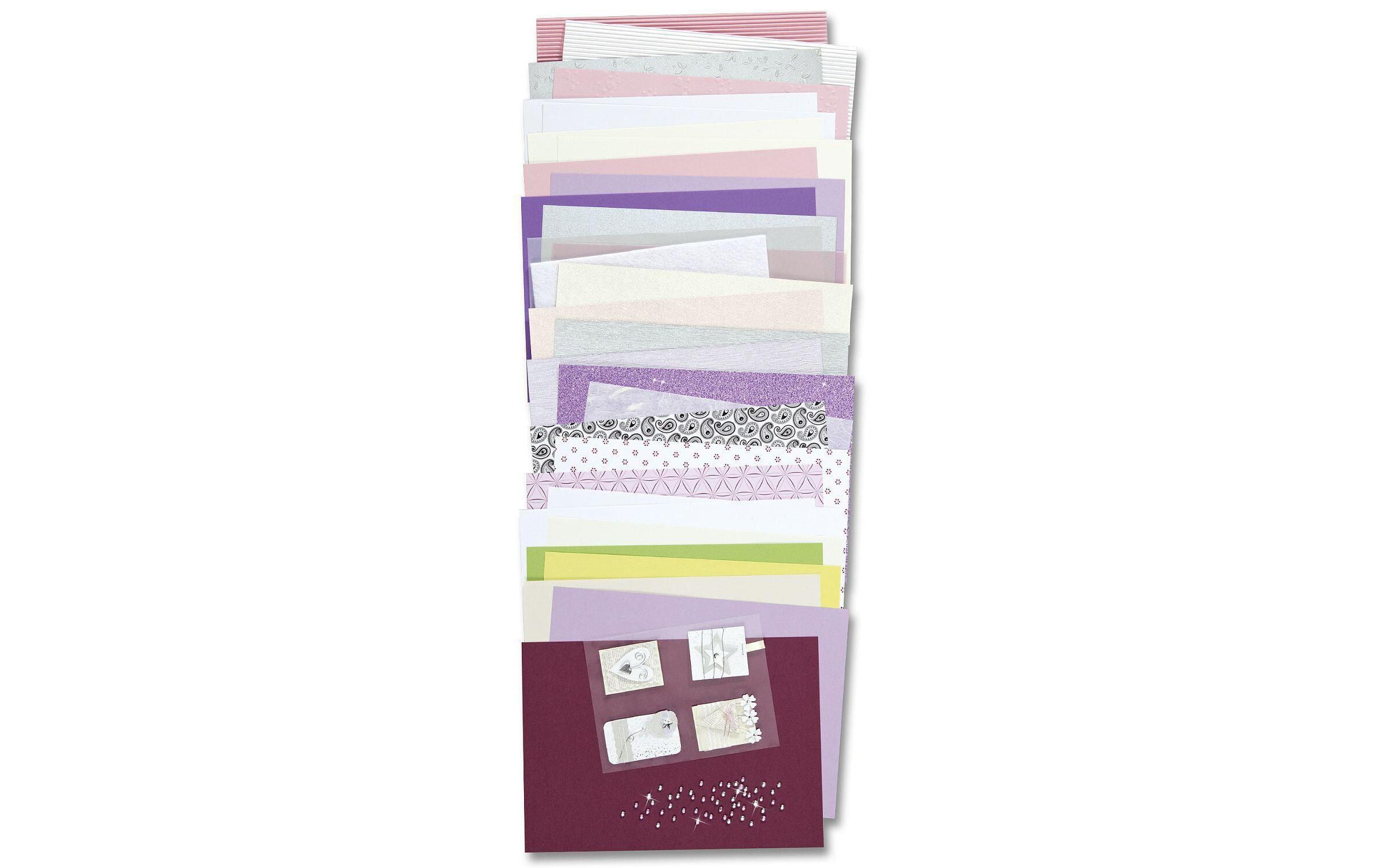 Bastelpapier Creativ-Mix Candy Mehrfarbig83-teiliges Bastel-Kit