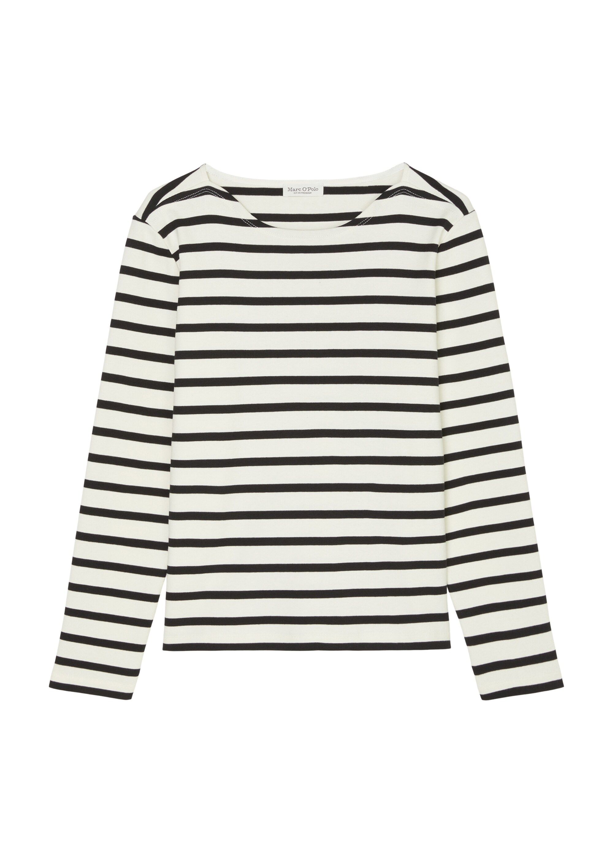 Longsleeve im Breton-Stil regularaus garngefärbtem Organic Cotton