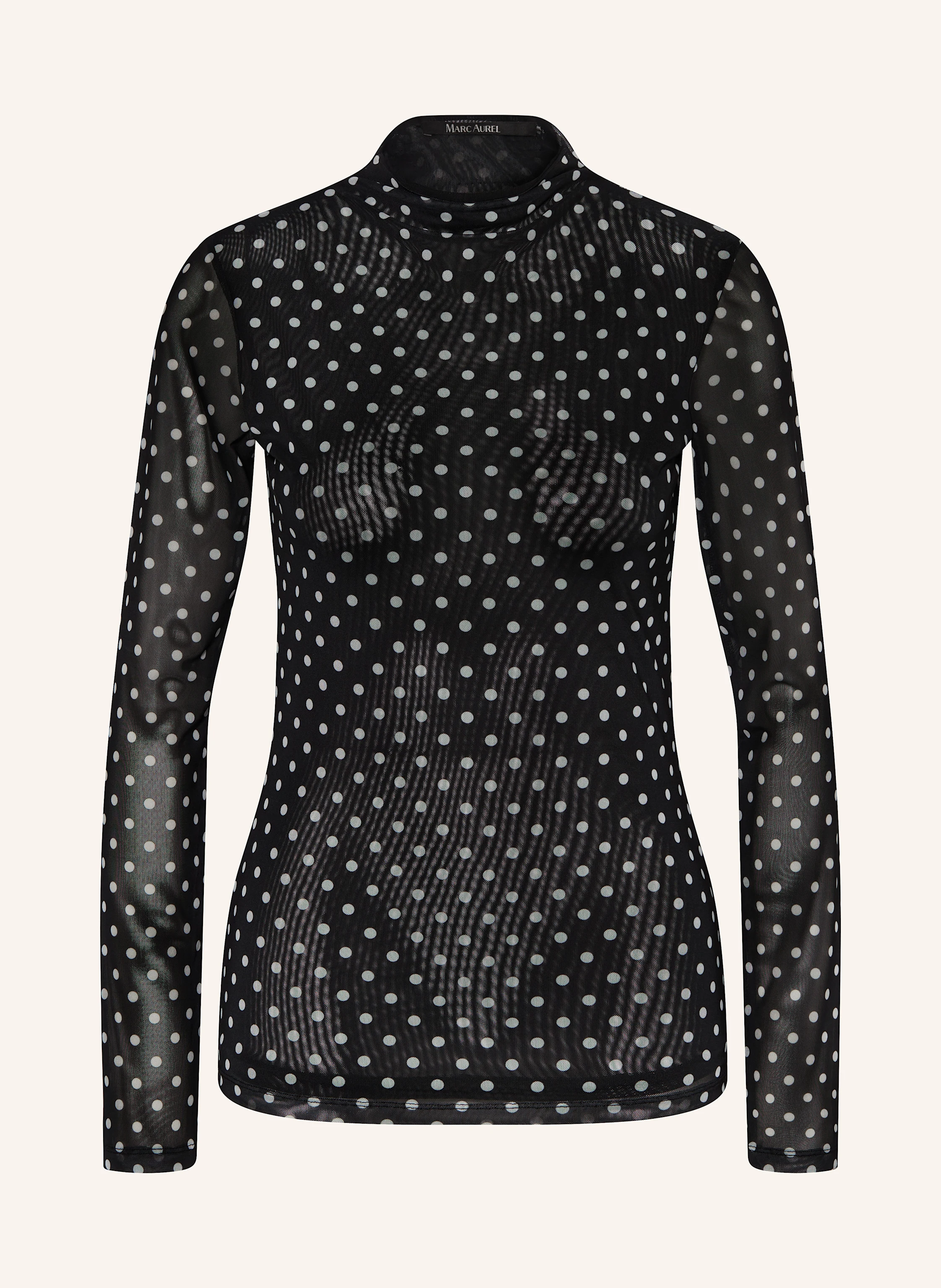 MARC AUREL Mesh-Blusenshirt