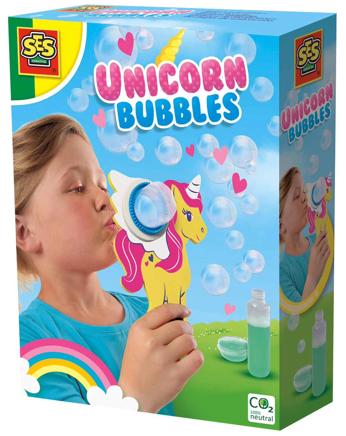 Seifenblasen UNICORN BUBBLES 4-teilig